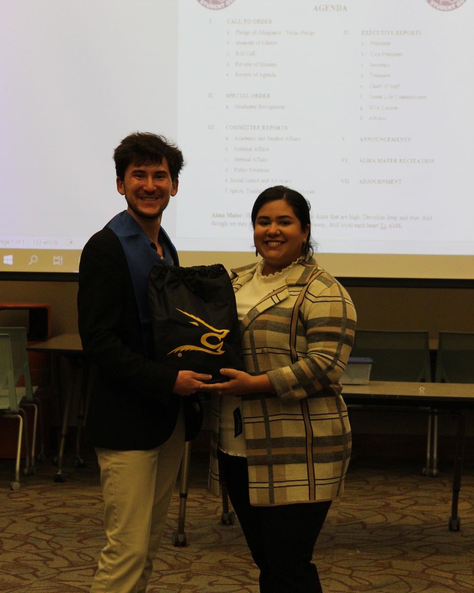 On Wednesday, we recognized the seniors who are graduating this fall! Congratulations to all!

#tamuksga #seniors