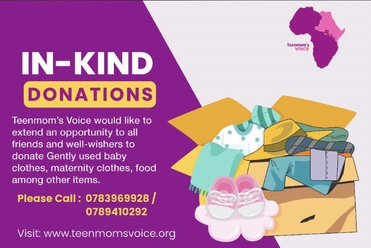 teenmomsvoice's tweet photo. 1/3 TEENMOM'S CHARITY OUTREACH PROGRAM
This festive season, Teenmom’s Voice Organisation shall bring cheer and hope to a select group of Teenage mothers.
With your generous support we can aid a struggling teenage mom with basic necessities.
#teenmomsvoice #instillinghope https://t.co/c7tLBlJrb3