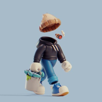 bedstuyteaparty's tweet photo. New @InvsbleFriends NFT is finally home.  #3dinvisiblefriends Have you seen him? https://t.co/fqnCUr3KGh