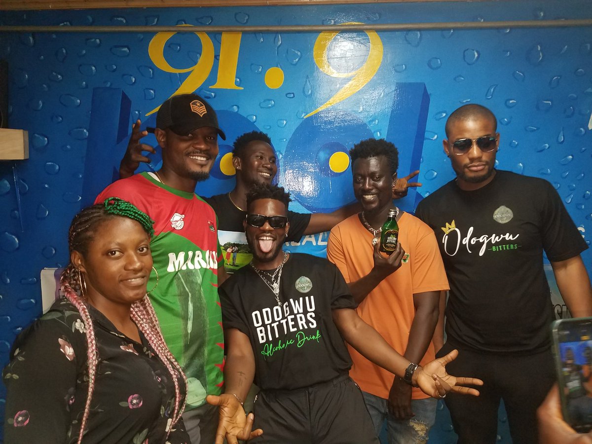mp6000's tweet photo. Earlier today I hosted Broda Shaggi, Alex Ekubo, Paul flomo and their entire ODOGWU BITTERS team on my show.
#weekendexclusive https://t.co/iegYf1cObj