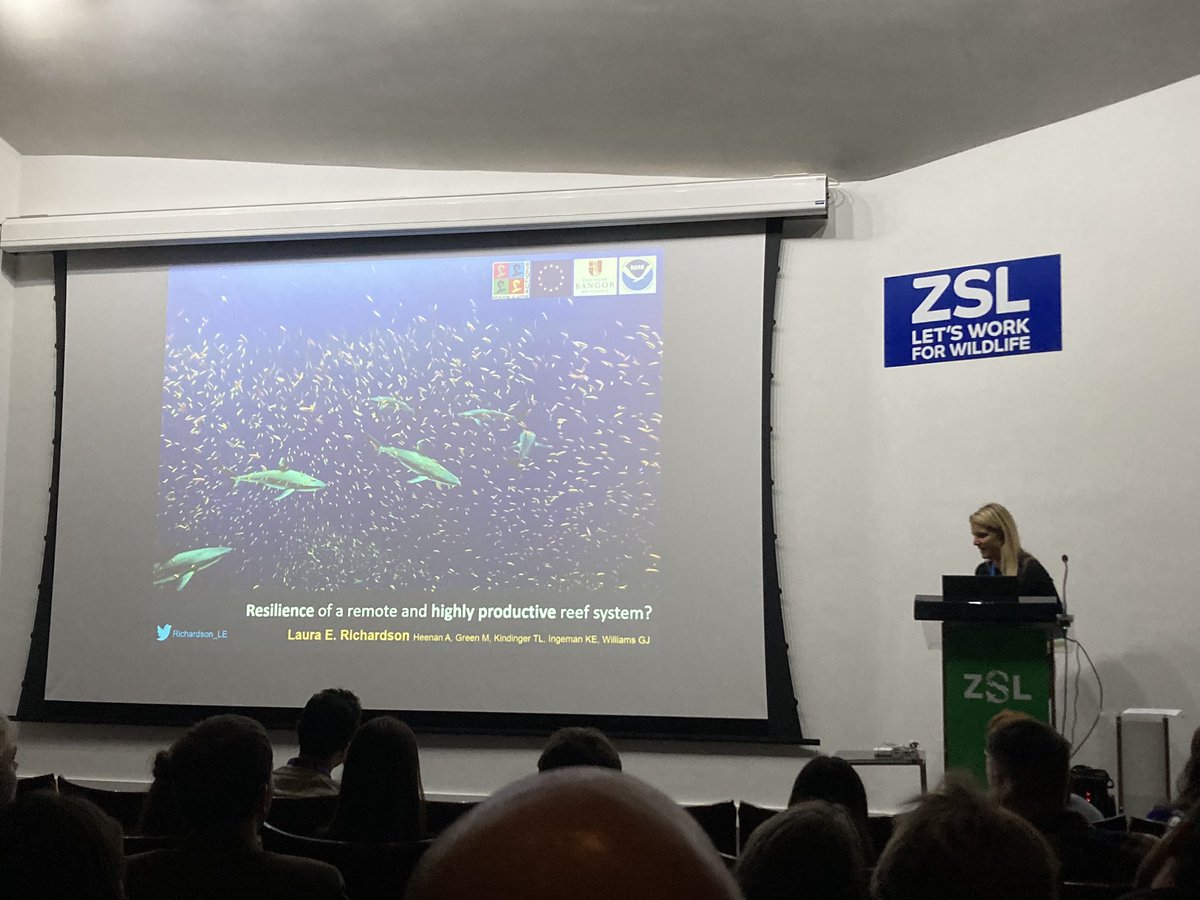 Jarvis island following 2015 bleaching event 98% hard coral cover decrease from 0-30m… but overall stability in fish biomass and functional trait metrics possibly due to cold pulses after bleaching event <a href="/Richardson_LE/">Laura Richardson</a> <a href="/ReefConsUK/">Reef Conservation UK</a>