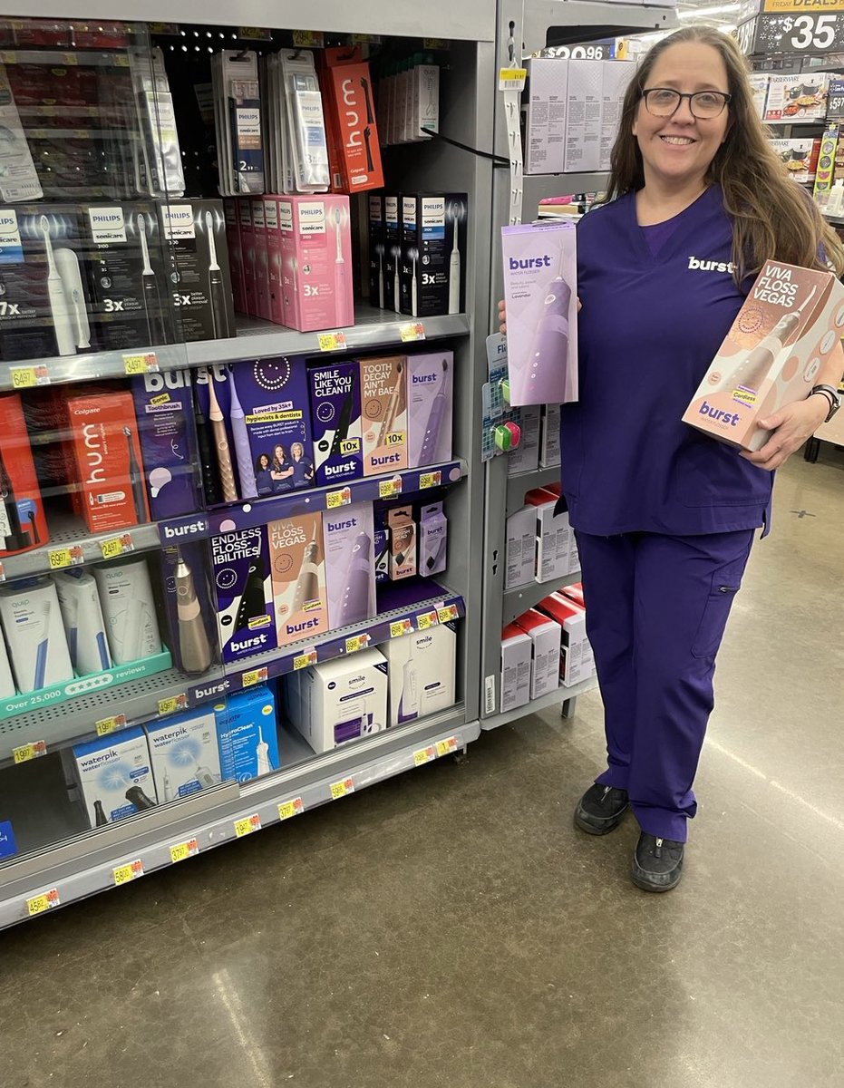 BestRDH's tweet photo. BURST can now be found on many walmart shelves #Burstambassador #shelfie #rockandrollrdh https://t.co/TUYAEVTBqF