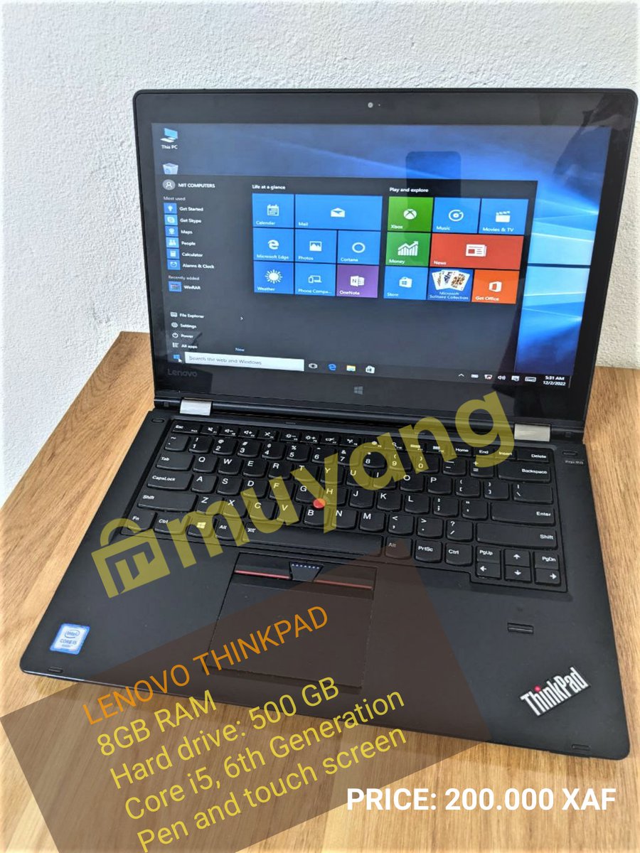 muyangcorner's tweet photo. Happy weekend Facebook friends.
Lenovo Thinkpad available for purchase.
2 pieces available 
Details;
RAM 8 GB
HARD DRIVE: 500 GB
Processor: Core i5  6th Generation 
Pen and touch

Price: 200.000 XAF 

Bimi's Consulting Firm
The NTALA SHOW
Muyang Corner https://t.co/g6eur0aGj0