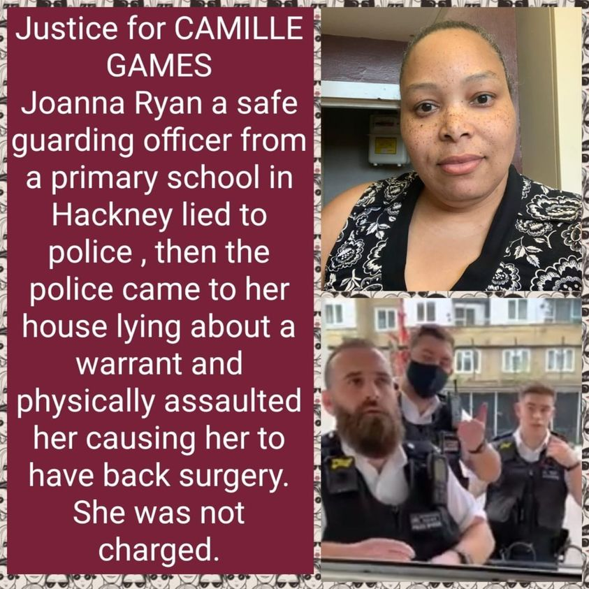 UKCorruptPolice's tweet photo. This is Camille, I helped her get legal representation by one of the best Action Against Police firms #DPPLaw @IainGould @JohnHagan01 https://t.co/rGPc5OIWh5