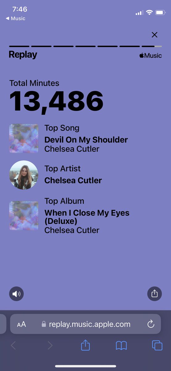 HashtagChelseaL's tweet image. Was a little surprised that crazier things wasn’t my top song but nonetheless @chelseacutler is #1