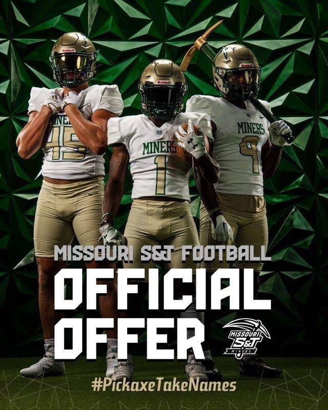 Ian Kelly (@ikelly919) on Twitter photo After a great visit with <a href="/_CoachDes/">Desmond Noird</a> I’m blessed to receive a scholarship offer to play football at <a href="/Miners_FB/">S&T Football</a>! <a href="/FHNFootball/">FHN Football</a> <a href="/elitefootball/">EliteFootballAcademy</a> <a href="/6starfootballMO/">Six Star Football | MISSOURI</a> <a href="/JPRockMO/">JP Rock</a> <a href="/PrepRedzoneMO/">Prep Redzone Missouri</a> <a href="/LKelly9/">Lamont Kelly</a> After a great visit with <a href="/_CoachDes/">Desmond Noird</a> I’m blessed to receive a scholarship offer to play football at <a href="/Miners_FB/">S&T Football</a>! <a href="/FHNFootball/">FHN Football</a> <a href="/elitefootball/">EliteFootballAcademy</a> <a href="/6starfootballMO/">Six Star Football | MISSOURI</a> <a href="/JPRockMO/">JP Rock</a> <a href="/PrepRedzoneMO/">Prep Redzone Missouri</a> <a href="/LKelly9/">Lamont Kelly</a>