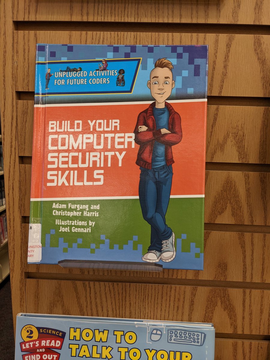 Spotted in a #library display. Seems like an awesome resource for a low tech #makerspace with a focus on #coding.