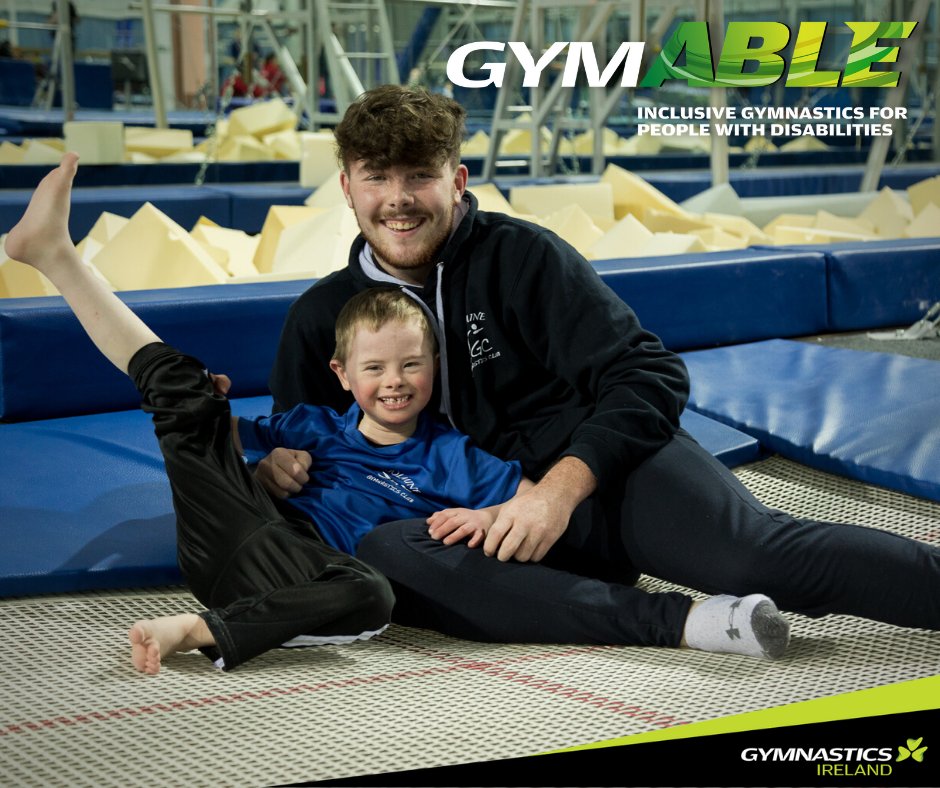 GymnasticsIre's tweet photo. Today is #InternationalDayofPeoplewithDisabilities 💚Find out how your club can become more inclusive with #GymABLE, #GymnasticsIreland's inclusive programme targeted at providing gymnastics opportunities for people with disabilities👉https://t.co/IntjEtPu08 https://t.co/FY7KX5WtL1