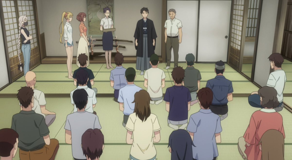 ReadyKafka's tweet photo. Man oh man! So many new folks in ep7 of @Crunchyroll’s #ShinobinoIttoki!
A ninja council brings @austintindle, @AariaVanTebbs, #VictoriaCruz, @CoryJPhillips, @CiaranStrange, @ChrisGuerreroVA, @DiMascioVO, @1BlakeMcNamara, & #TaraMagill! Whew! 😮💨🖤
So much goes down! Check it!🥷 https://t.co/azXrSBoshA