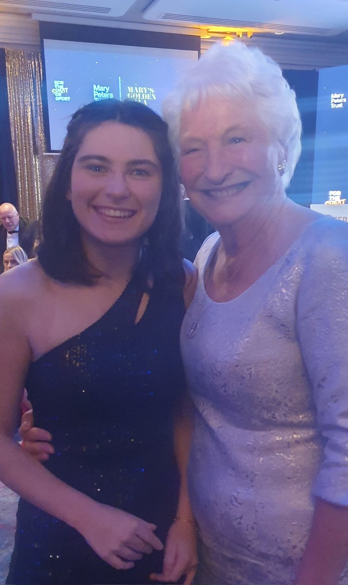 An amazing evening in amazing company @MaryPetersTrust Mary's Golden Gala, a privilege to chat with HRH Princess Royal. @AthleticsNI @ParalympicsGB @alchemytechs