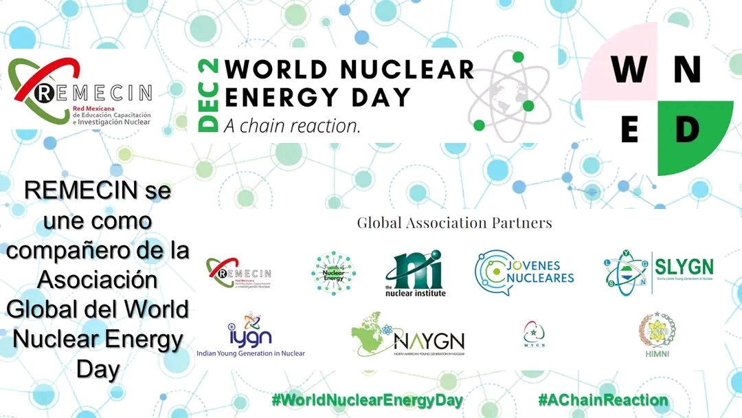 remecin_MX's tweet photo. ✨REMECIN se une como compañero de la Asociación Global del World Nuclear Energy Day https://t.co/h9FarhADth
🔔Sigue de cerca https://t.co/2wr5yWgyd7
⏩Instituciones que apoyan está causa https://t.co/DA1BjTR87e
#WorldNuclearEnergyDay #AChainReaction #EnergySecurity https://t.co/B8CRBi0srQ