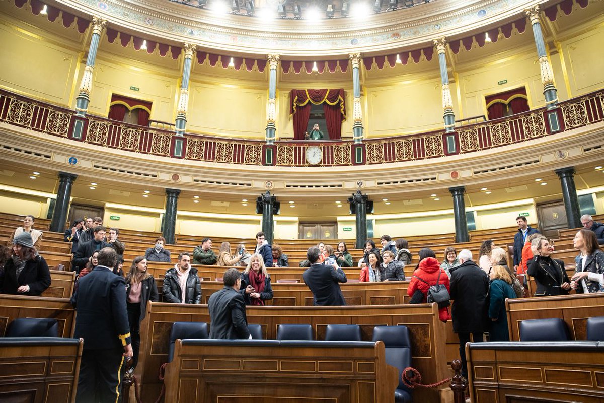 Congreso_Es's tweet photo. La Puerta de los Leones 🦁 está recibiendo a los últimos visitantes 🚶‍♀️🚶‍♂️ de estas 25 Jornadas de #PuertasAbiertas22. 📸 Os dejamos algunas instantáneas de este segundo día. 👇 https://t.co/Fhdsjdlmyn