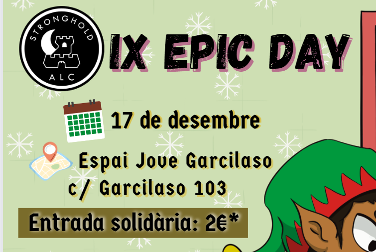 ALC_Stronghold's tweet photo. Coneixeu @AlterBanc? Un #bancdaliments que busca ajudar tant a famílies com a l'#agriculturadeproximitat i #ecologica
Al #EpicXmas recaptem diners per ells amb una ENTRADA SOLIDÀRIA DE 2€
Dona a l'esdeveniment o al seu web (i envia el comprovant a participa@alcstronghold.com) https://t.co/ASauCo4zDb