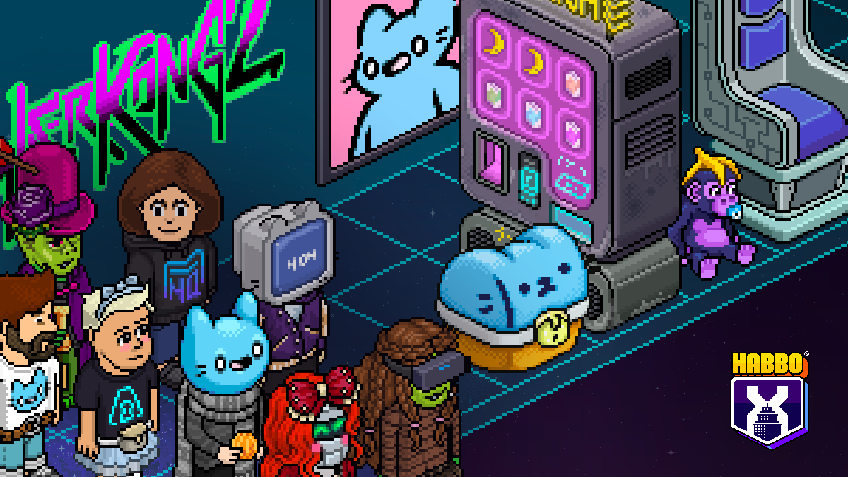 👾 𝗨𝘁𝗶𝗹𝗶𝘁𝘆 𝗳𝗼𝗿 𝗼𝘂𝗿 𝗽𝗮𝗿𝘁𝗻𝗲𝗿𝘀 𝗶𝗻 𝗛𝗮𝗯𝗯𝗼 𝗫 

We've already welcomed @coolcatsnft, @cyberkongz, @MetaverseHQ and <a href="/themetakey/">Metakey</a> to <a href="/Habbo/">Habbo</a>, and with Habbo X's focus on playing, earning, building and socialising, we'll bring many more. 

🧵👇
