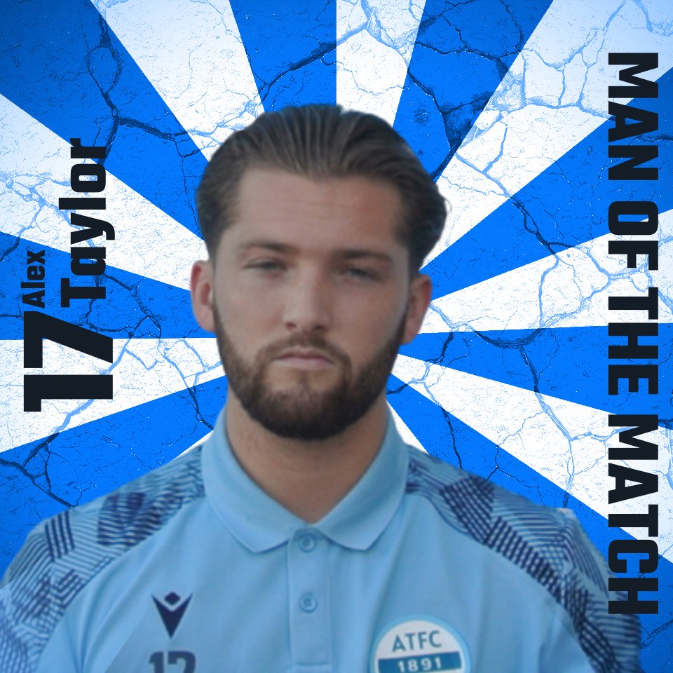 ArleseyTownFC's tweet image. Your Man Of The Match Alex Taylor 👏👏👏 Manager Nick said  Alex was Absolutely solid. Deserved it for the last 4 games but others have also performed. Consistency in the middle for us.
#allinthegame @TaylorAlex__