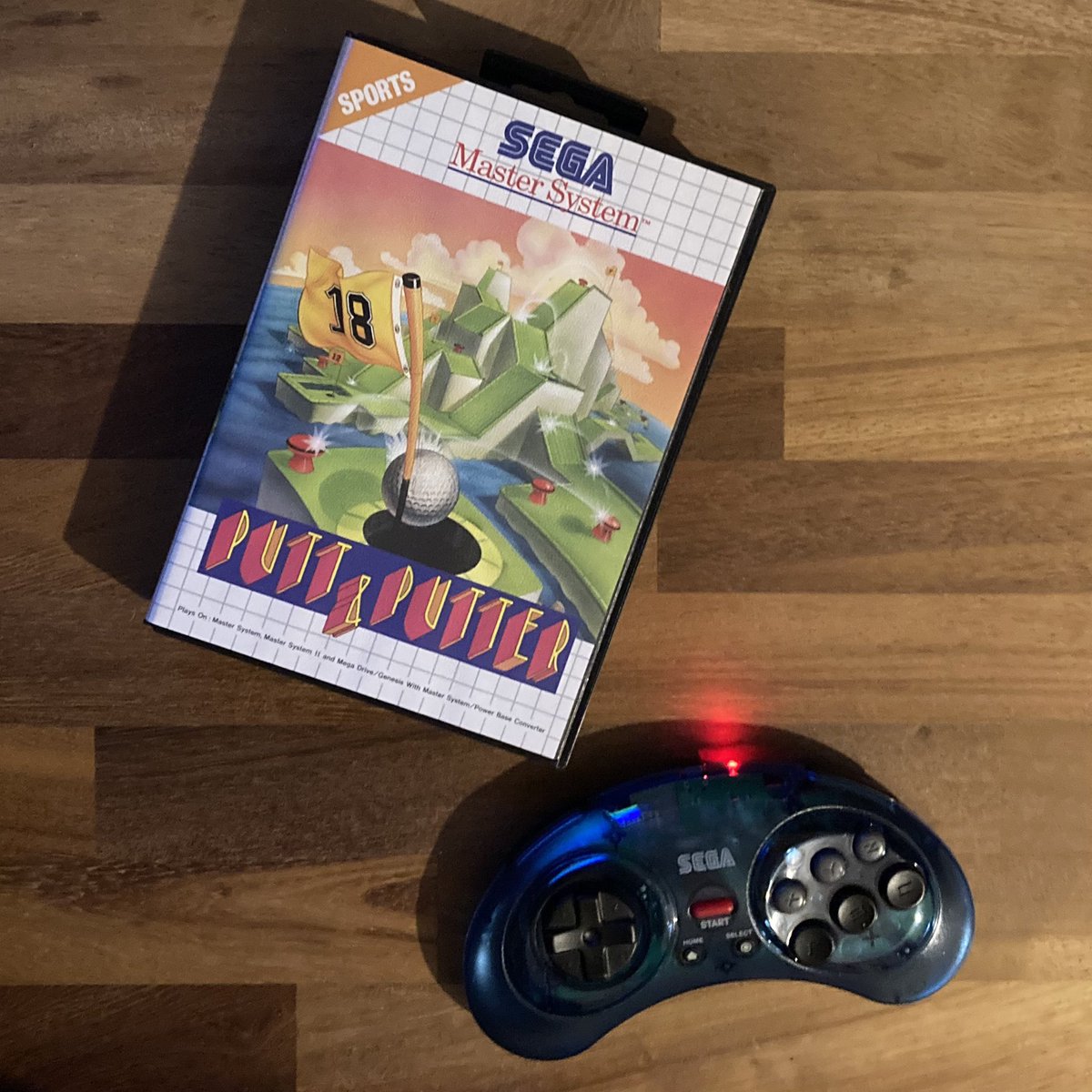 pederjohnsen's tweet photo. Game #10 going into the #gamegraveyard
Putt & Putter
After buying an unopened (not anymore 🙈😅) shipping box of this game I just had to play and complete it 😅
#sega #mastersystem #puttandputter https://t.co/9ljlqOkkiT