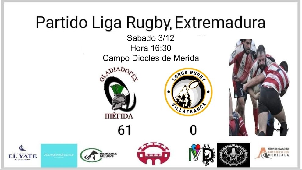 Final del partido

#gladiadoresmeridarugby #deportemerida #merida #rugbymerida #rugby #liga  #ayuntamientodemerida