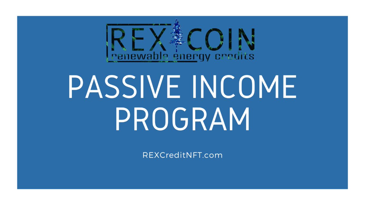 REX Coin / REX NFT Passive Income Program. Watch the video that explains it in great detail. Watch here: youtu.be/vWtICtykYU0

Earn passive income while holding REX Coin and REX NFTs. 

#NFT #NFTs #opensea #crypto #cryptocurrency #bitcoin #passiveincome #blockchain #altcoin