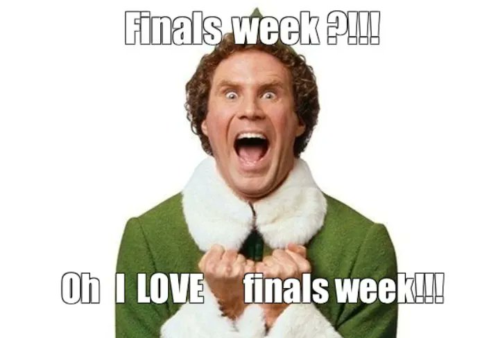 You are almost there, next week is finals week.  #youcandoit #studyhard