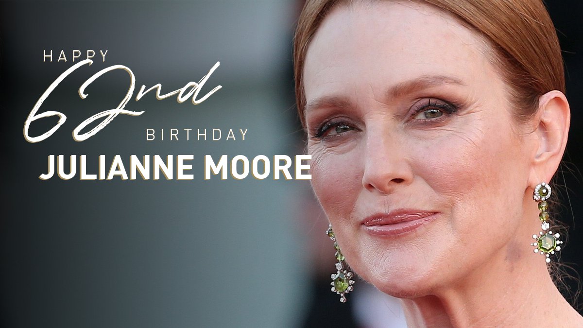 Happy 62nd birthday to the fantastic Actress Julianne Moore!

Read her bio here:  