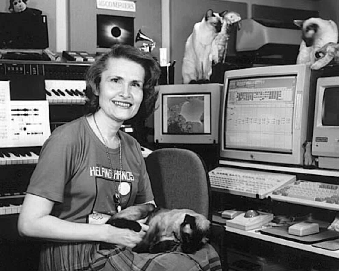 Happy 83rd birthday to Wendy Carlos. Cats and synths the best combo 🤍🖤