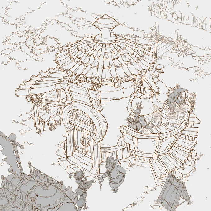 Creating the Tea house ref Stop by Jourdan Tuffan Watch his exclusive Master Class series on IAMAG :  