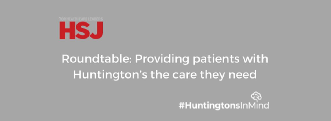 HDA_tweeting's tweet photo. As part of this year's #HuntingtonsInMind campaign for Huntington's disease awareness month, we were invited to a round table discussion with the Health Service Journal funded by Roche. Read more https://t.co/Om54PDhLb2 https://t.co/LhsQOaQ4NZ