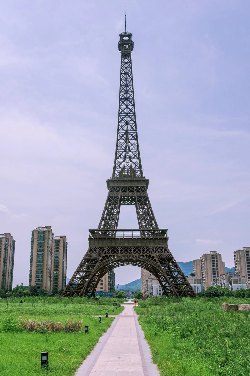 cntraveller's tweet photo. No, this isn't the Eiffel Tower in Paris or Las Vegas. It's in an abandoned place you'd never expect. https://t.co/nNlh9l2diL https://t.co/yeYYnNuWTL