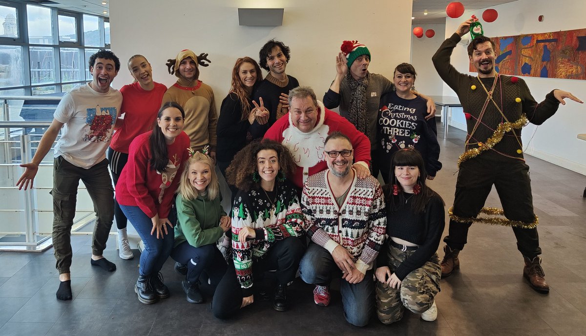 Hayley Gallivan (@gallivanhayl) on Twitter photo Here's our wonderful Panto company of Beauty and the Beast, wearing Christmas jumpers to show our support to <a href="/savechildrencym/">Save the Children Cymru / Achub y Plant</a> <a href="/SwanseaGrand/">Swansea Grand Theatre</a> <a href="/Imagine_Theatre/">Imagine Theatre</a> #christmasjumperday
#diwrnodsiwmpernadolig Here's our wonderful Panto company of Beauty and the Beast, wearing Christmas jumpers to show our support to <a href="/savechildrencym/">Save the Children Cymru / Achub y Plant</a> <a href="/SwanseaGrand/">Swansea Grand Theatre</a> <a href="/Imagine_Theatre/">Imagine Theatre</a> #christmasjumperday
#diwrnodsiwmpernadolig