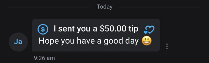 just because tips make my entire day 💕 https://t.co/HhMkgEoPIk
