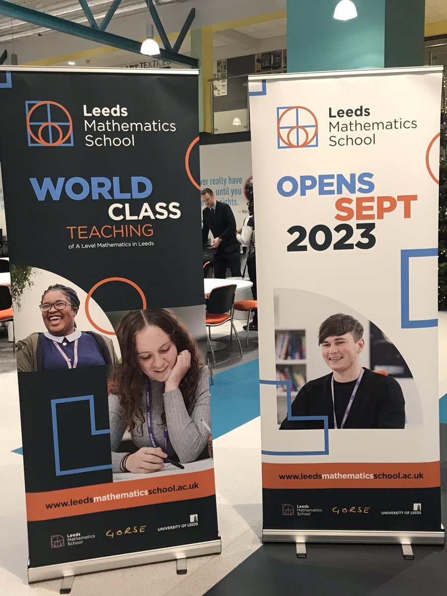 Best wishes to our sibling school @LeedsMathSchool for their Open Event today #Success4All @ExeterMathsSc @LivMathsSchool @CamMathsSchool @LUSoM_ @ICLMathsSchool