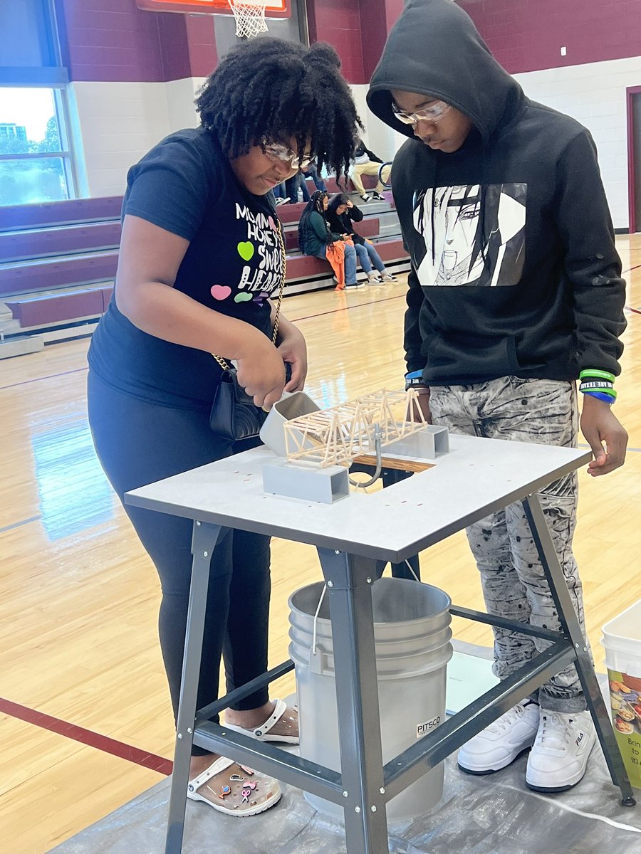 Attucks MS_HISD (@attuckspatriots) on Twitter photo SECME COMPETITION!!!! Soooooo proud of our <a href="/AttucksPatriots/">Attucks MS_HISD</a> STEAM 6th graders!!!! Their bridge was able to withstand 13.67 pounds of sand!!!! #PrideofSunnyside #TheExample SECME COMPETITION!!!! Soooooo proud of our <a href="/AttucksPatriots/">Attucks MS_HISD</a> STEAM 6th graders!!!! Their bridge was able to withstand 13.67 pounds of sand!!!! #PrideofSunnyside #TheExample