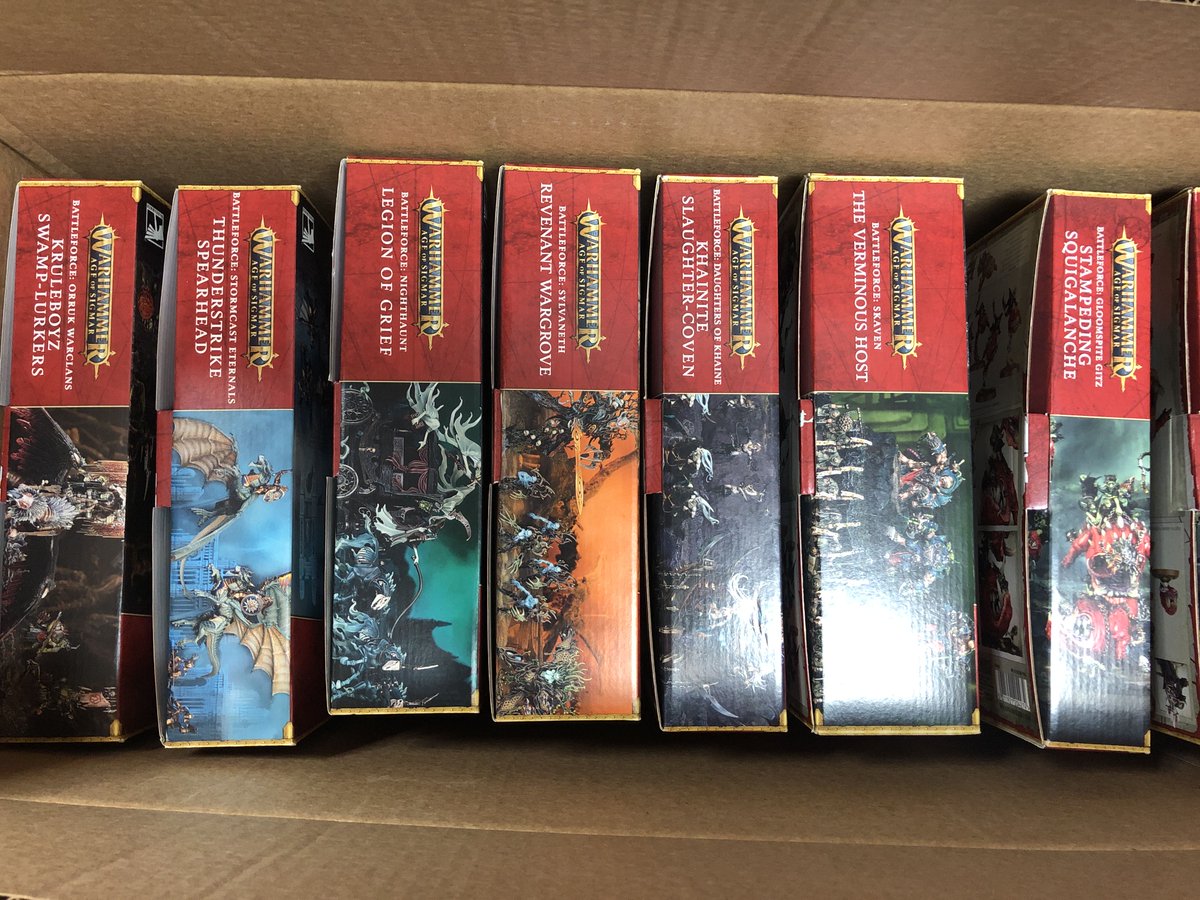 AuthenticDunge1's tweet photo. Age of Sigmar Battleforces! Get ‘em while their hot! https://t.co/ugud4l18FI
