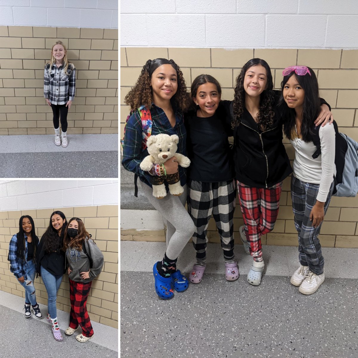 Feeling cozy in our flannel and fuzzy socks! #parksideproud