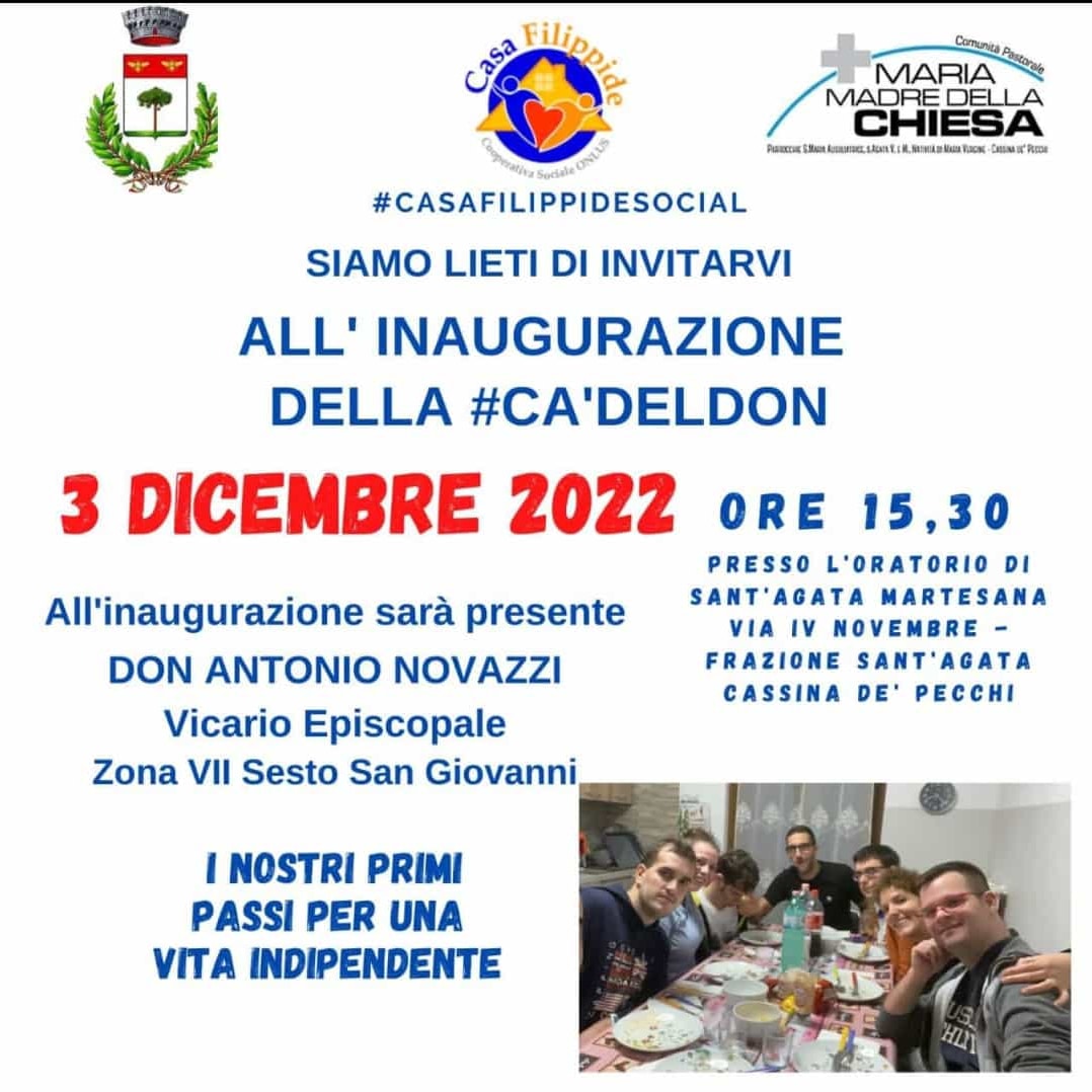 AssRaggiodiLuce's tweet photo. Oggi #3dicembre abbiamo inaugurato la #cádeldon i nostri primi passi per la vita indipendente per i nostri ragazzi!
#giornatamondialedisabilita https://t.co/XnpQAGvQ2z