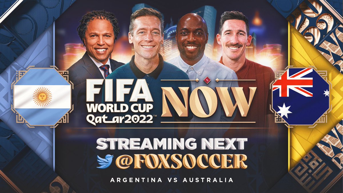 FIFA World Cup Now Argentina vs Australia / X