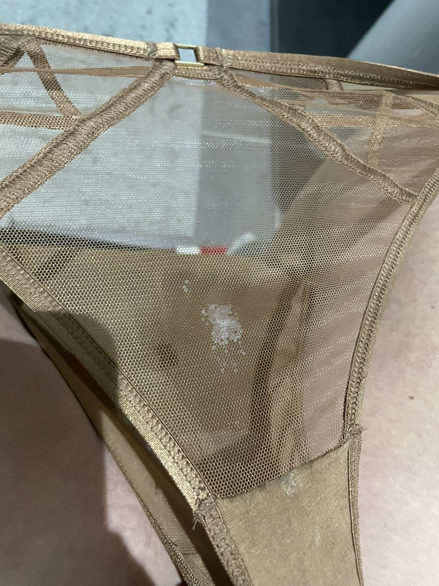 naughtyteach74's tweet photo. Pussy juices and husband’s cum in my nice Ann Summers knickers #cum #pussyjuice #knickersforsale https://t.co/wxvNNT0Fbx