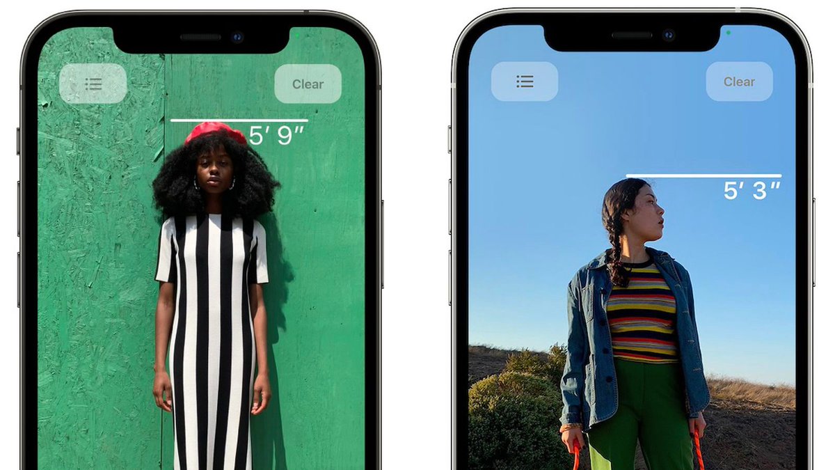 MacRumors's tweet photo. Party Trick: Newer iPhones Allow You to Measure Someone’s Height Instantly https://t.co/SVKExCWWd3 by @rsgnl https://t.co/TxJQOPCUyA