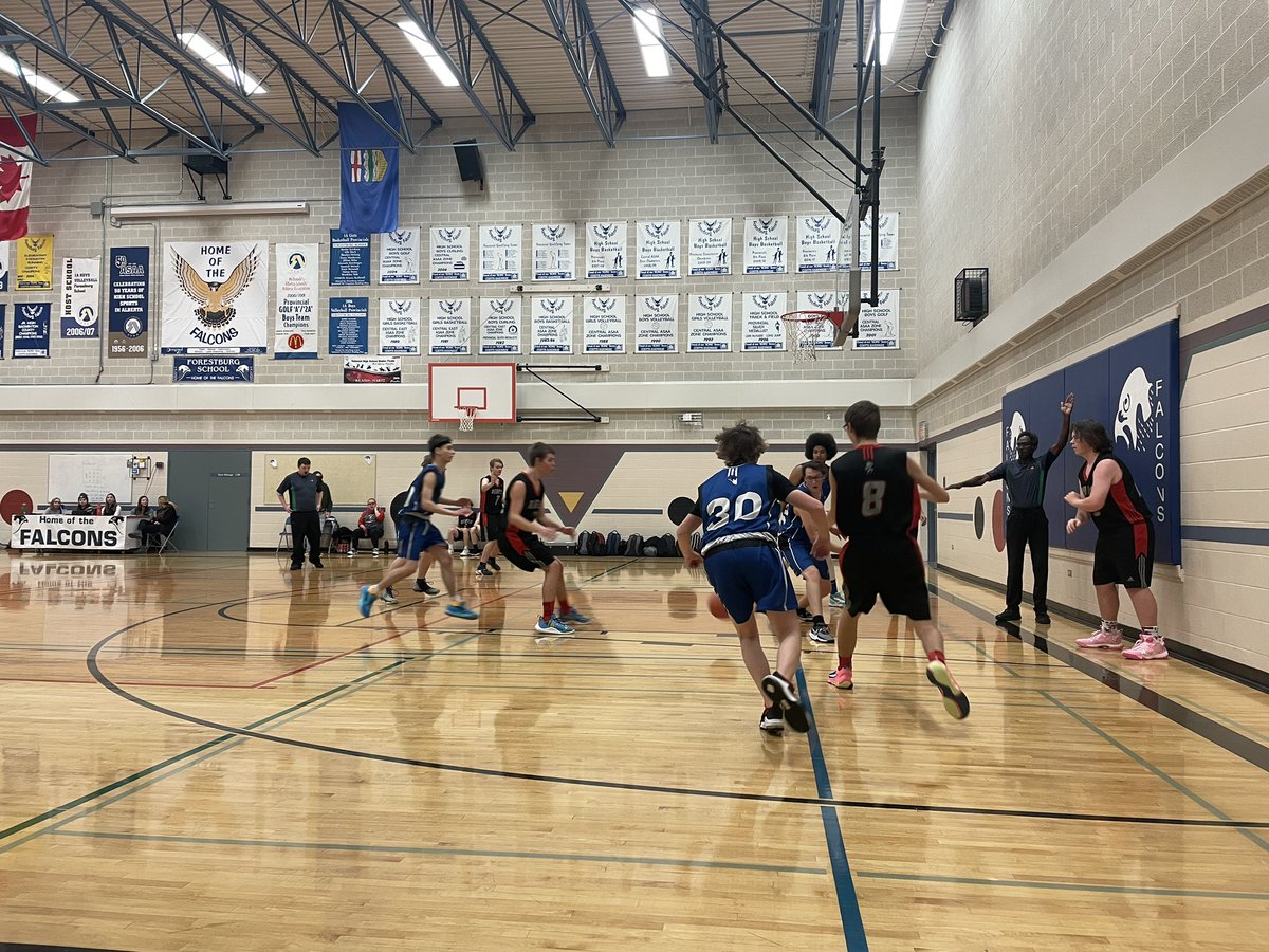 bashaw_school's tweet photo. Your SH Rebels are playing in Forestburg today! They are working hard and playing as a team! #RiseUp https://t.co/25IEqM8ZCz