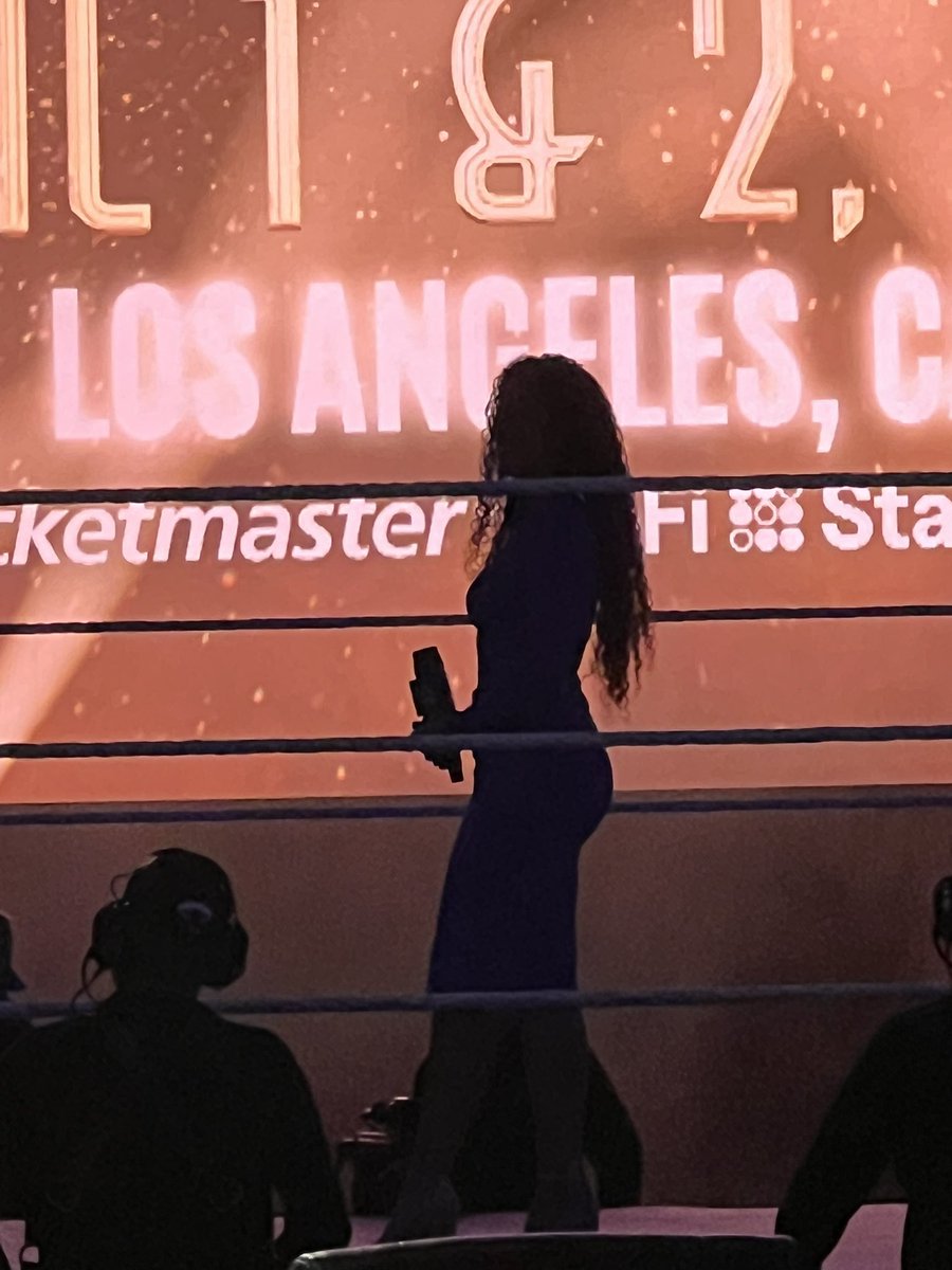 TheCycloneJones's tweet photo. @SamanthaTheBomb 
When the silhouette is just amazing!!!! 
#BUFFALONY #WWESMACKDOWN
#AMAZING https://t.co/mz5Vht4tm3