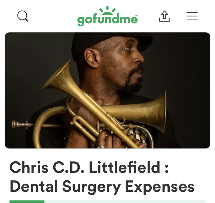 1 year ago:
Our trumpet🎺 instructor Chris CD Littlefield playing w <a href="/macklemore/">Macklemore</a> on <a href="/FallonTonight/">The Tonight Show</a>
+ a request for help.

Chris has dental surgery coming up, a medical necessity as a professional horn player.
This is his #GoFundMe for community support.
gofund.me/8d622366