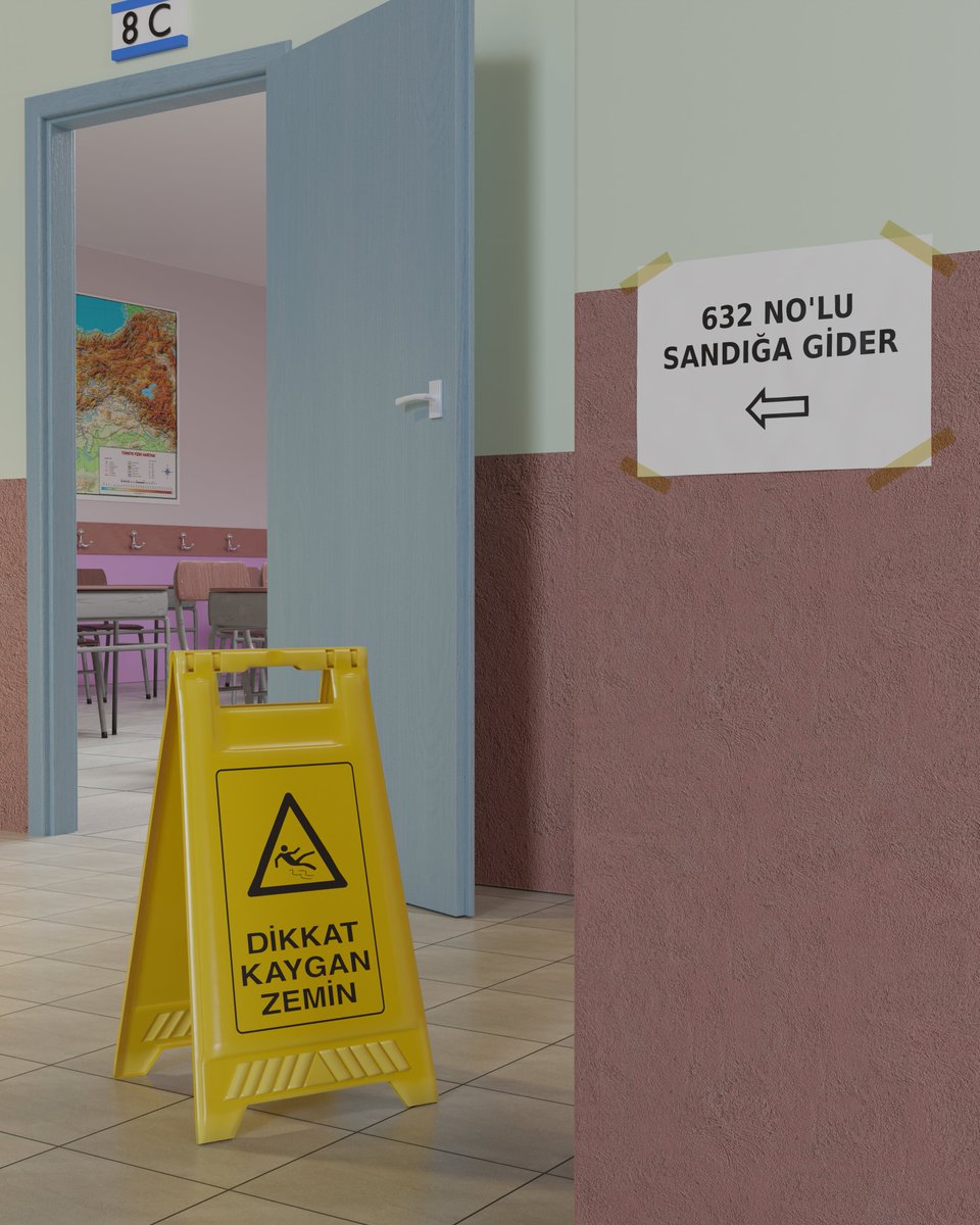 caglarsimsoy's tweet photo. #tutmaz #zorlatutmaz #çağlarsimsoy #okunacaknesne #seçim #sandığagider #seçimsandığı #okul #kaygan #kayganzemin #3d #b3d #Blender3d #blender https://t.co/ti0pB9Qeqq