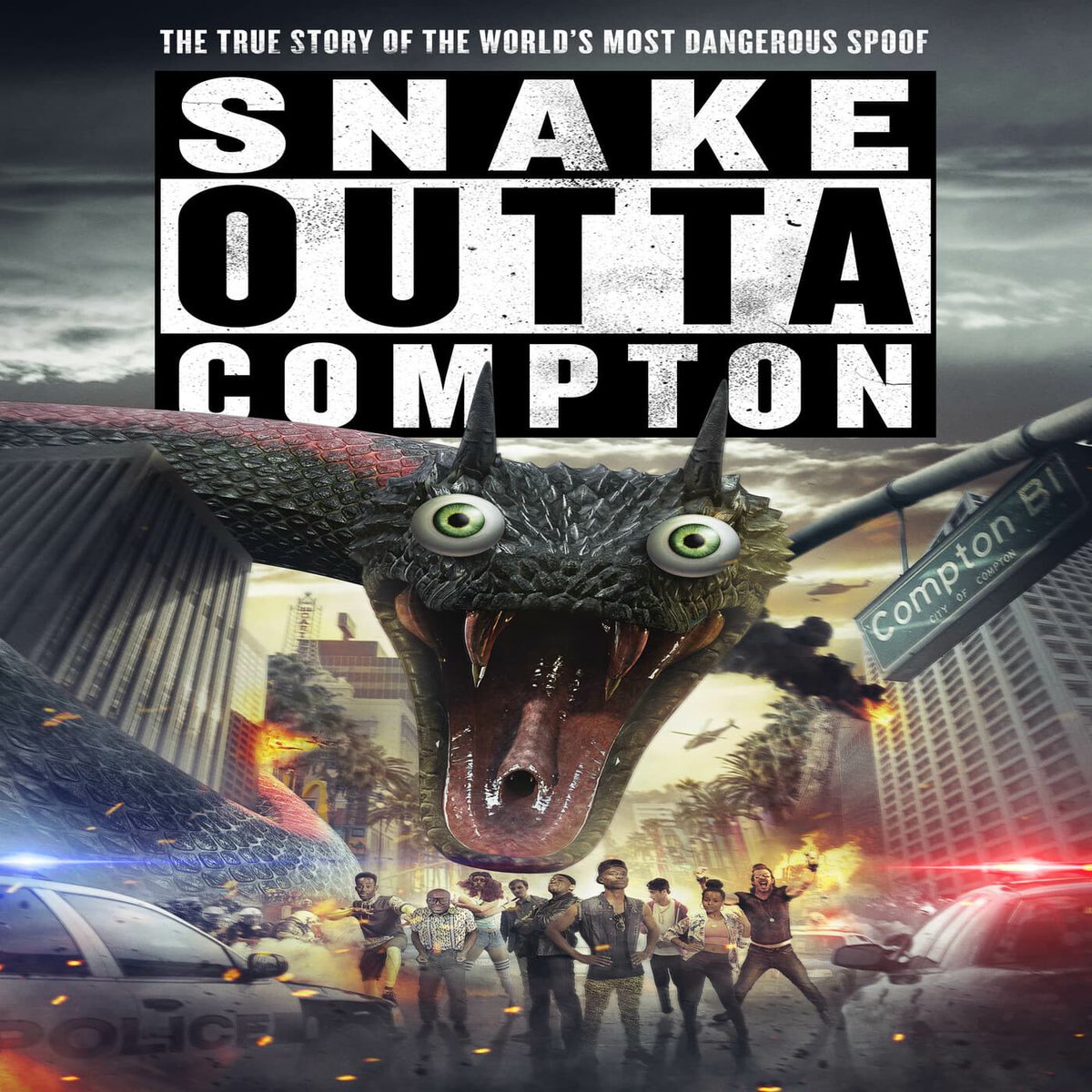 Season 4 Ep. 22 - 2018's Snake Outta Compton!

A young rap group is on the verge of signing its first record deal just as a giant, mutated snake threatens the city and the group's dreams of commercial success.

Director: Hank Braxtan

Producer: Arielle Brachfeld, Hank Braxtan