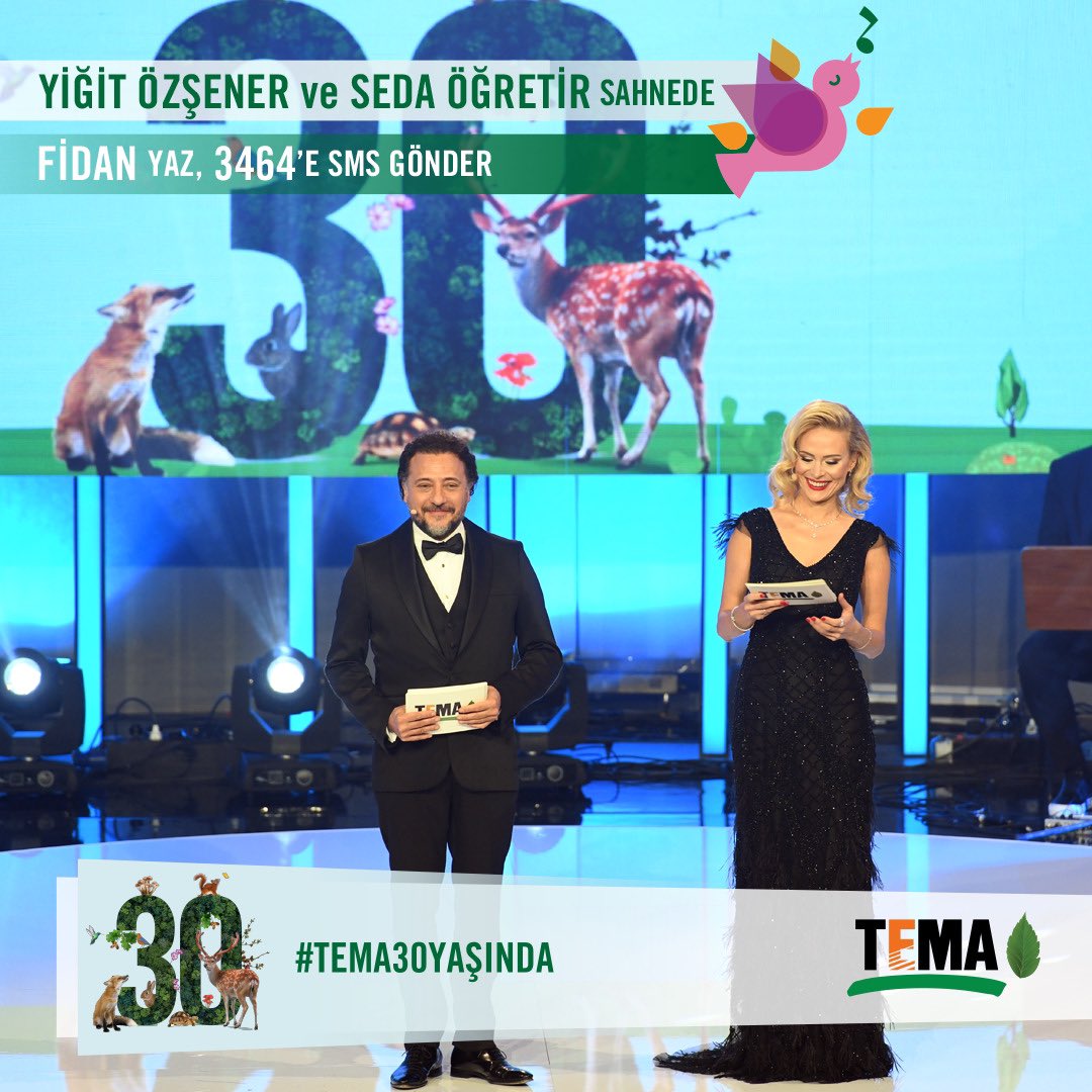 Seda Öğretir ve Yiğit Özşener’in sunumuyla Umut Yeşertenler - TEMA Vakfı 30. Yıl Özel Yayını başladı! 💚

#TEMA30YAŞINDA

<a href="/yigitozsener/">Yiğit Özşener</a> <a href="/sedaogretir/">sedaogretir</a> <a href="/ntv/">NTV</a>