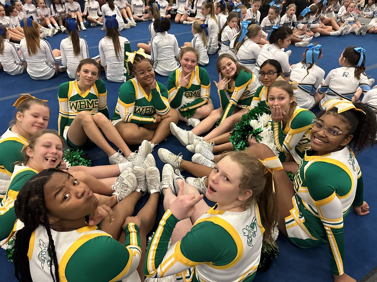 wbmcheer's tweet photo. Congrats to our Cheerleaders! Received 3rd Place and received a bid to UCA Nationals!! So proud of them! #FearTheSting💚💛 https://t.co/qttFDBrC0p