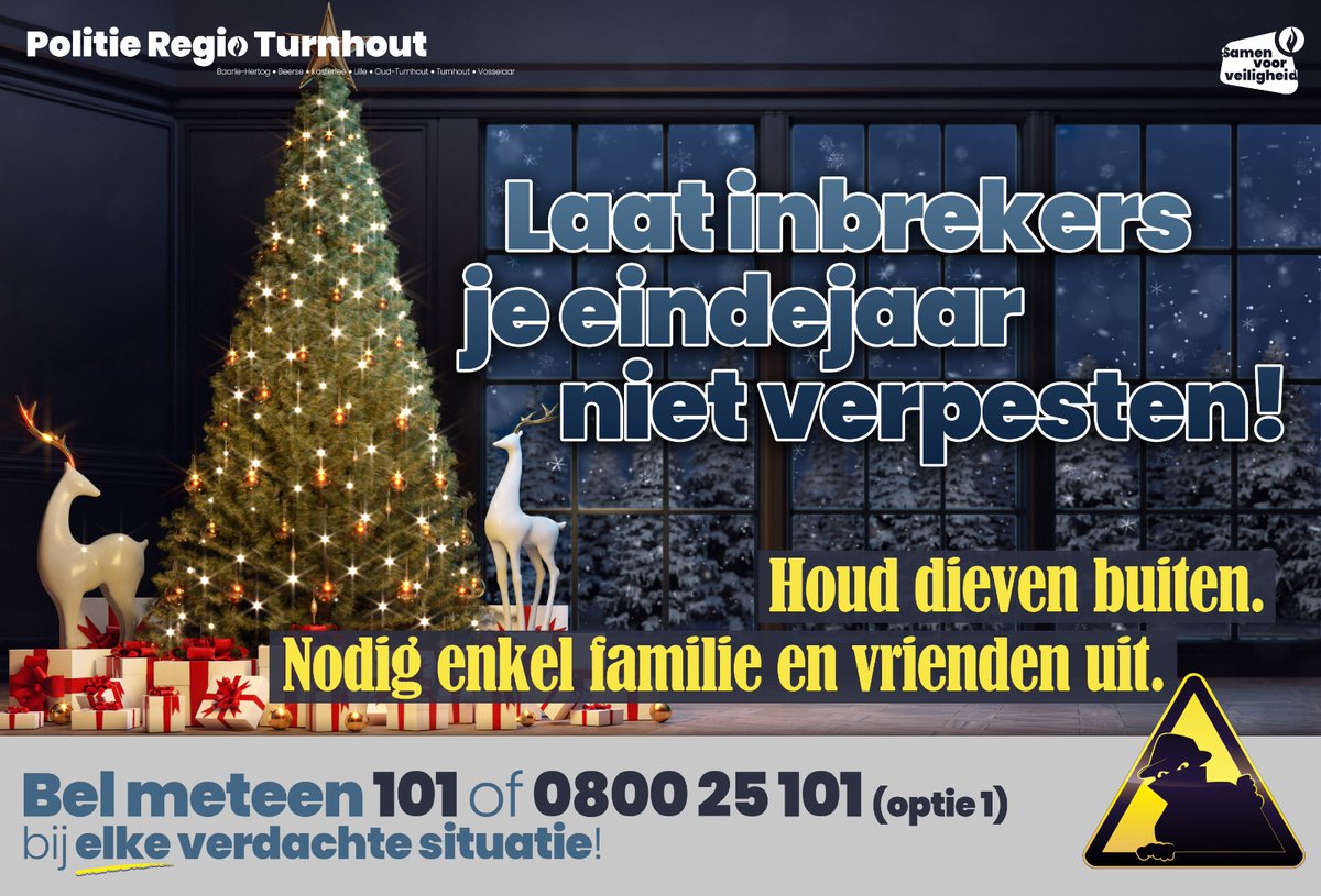 14 #woninginbraken of inbraakpogingen hebben de collega's in onze politiezone deze week al vastgesteld. Zowat alle feiten zijn in de namiddag of vooravond gepleegd. Wees alert en meld elke #verdachte situatie meteen aan de politie! Meer op bit.ly/3XRMYH4