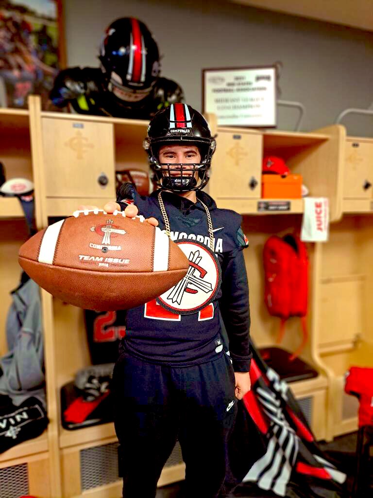 After a great visit today I’m excited to announce I’ve received my second offer from Concordia University Ann Arbor. Thank you <a href="/Coach_Straz/">Coach Straz</a> and <a href="/CoachSchu44/">Joshua Schumacher</a> for a great visit and the opportunity to continue my football career. #dirtybirds <a href="/CUAA_Football/">Concordia Football</a> <a href="/OLLathletics/">OLL Athletics</a> <a href="/TheD_Zone/">The D Zone</a>