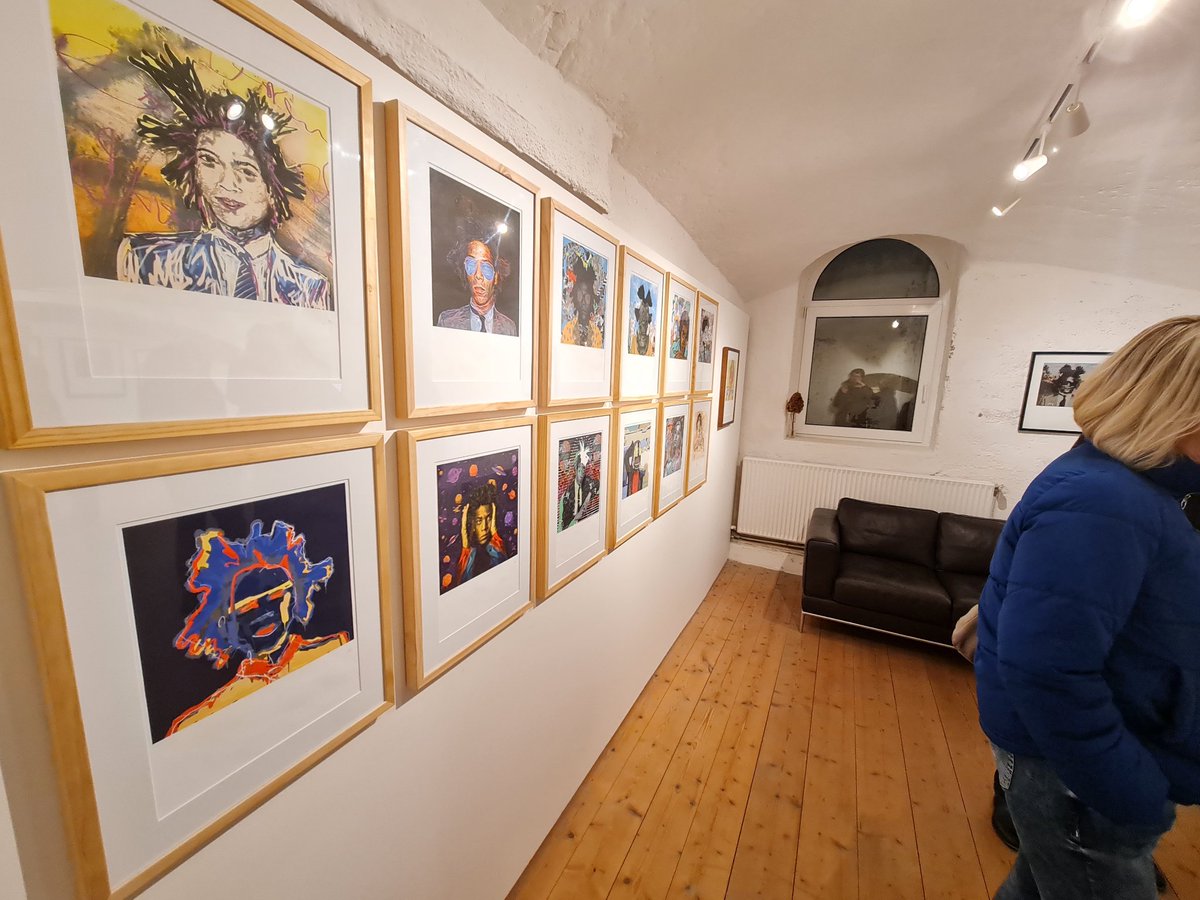 Some IRL art of mine this weekend at <a href="/ArtespaceG/">Artespace Gallery</a> Gallery, Munich 😇🤩🖼🎨 #artist #artmunich #art #artistalley