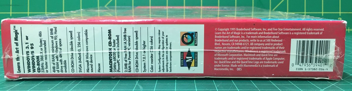 RetroTechMuseum's tweet photo. Learn the Art of #Magic with Jay Alexander (1995 - $35)

This #software teaches #kids aged 8-12 how to perform 26 magic #tricks.
Print posters and tickets and certificates.
The box contains several magic #props.

#bigboxpc #RetroComputing #pcgames #sealed #90s https://t.co/Lp2JgXSIru
