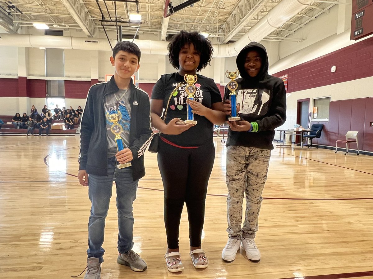 And just like that…. FIRST PLACE!!!! Bridge building competition!!! #PrideofSunnyside